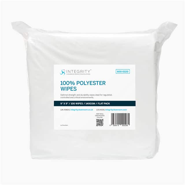 600-0220 Integrity Cleanroom  Clean Room Treatments Cleaners Wipes